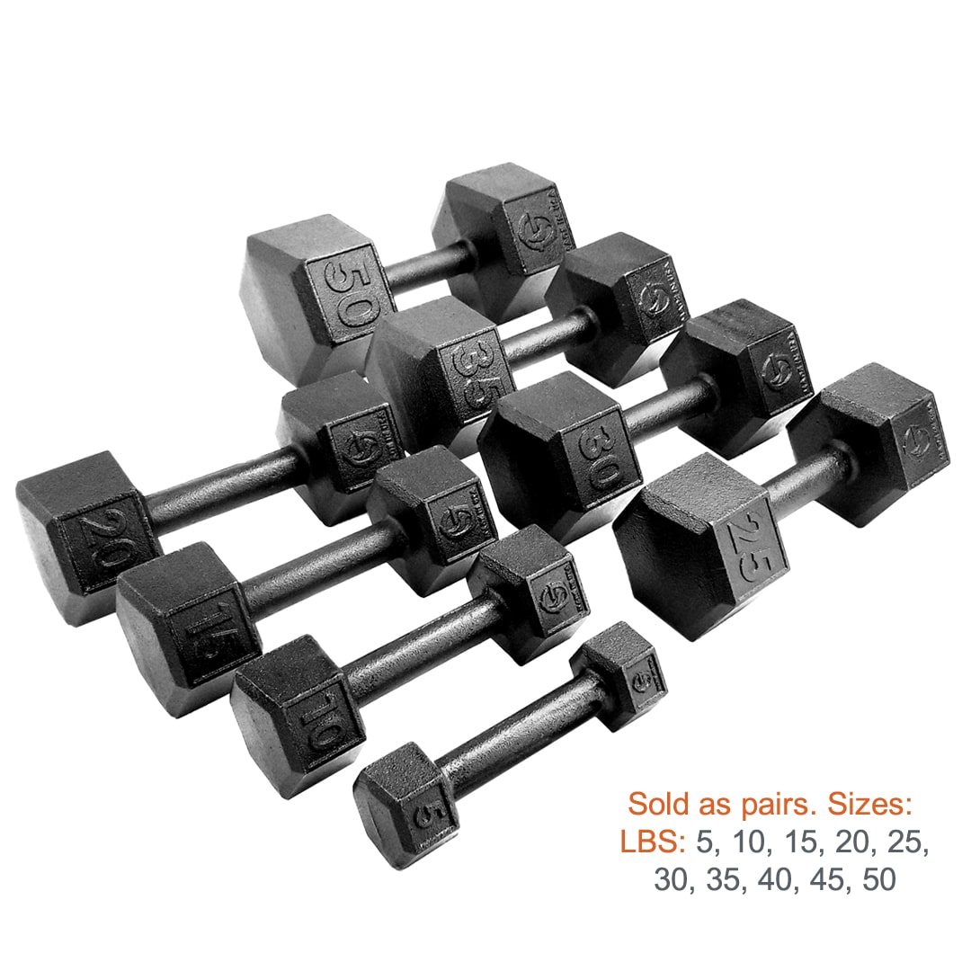 Cast Iron Dumbbells (Pair) Kamado Accessories USA