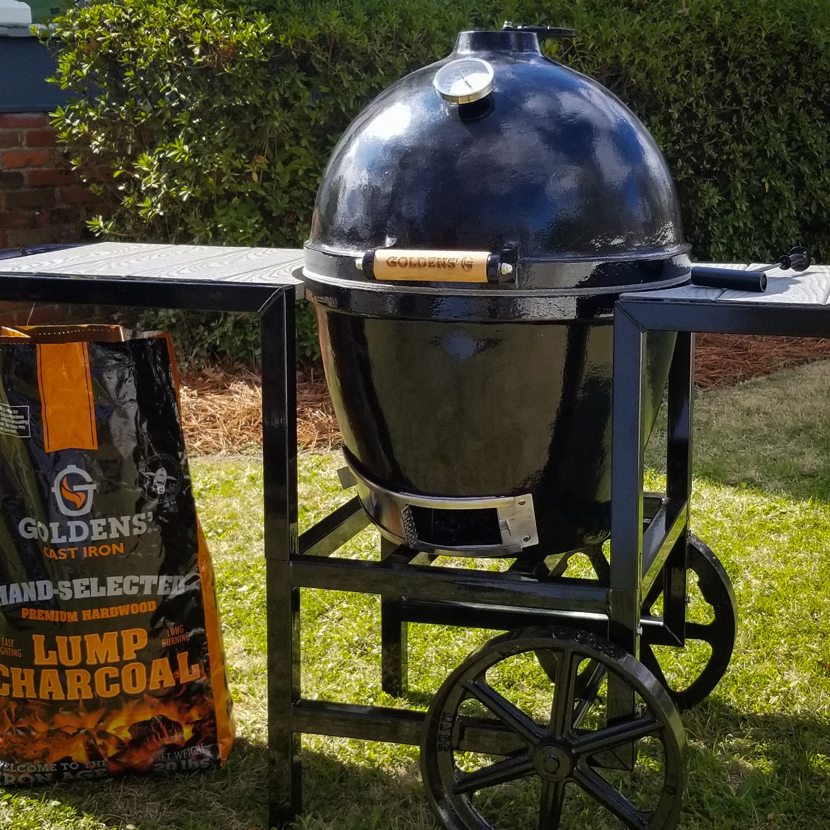 Goldens Cast Iron Grilled Steak Ribeye Kamado Recipe