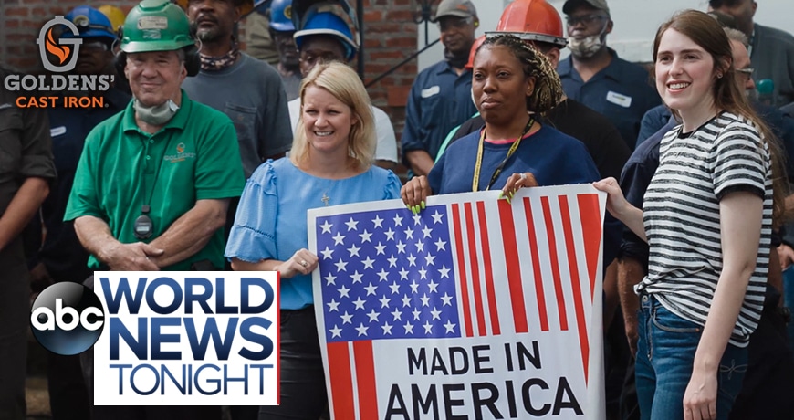 ABC Made in America - Goldens' Cast Iron