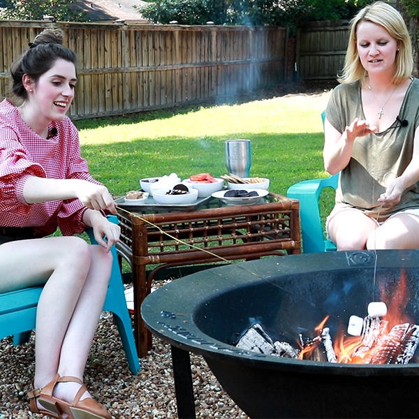 30 Gallon Wood Fire Pit w/Tri Stand - Bundle