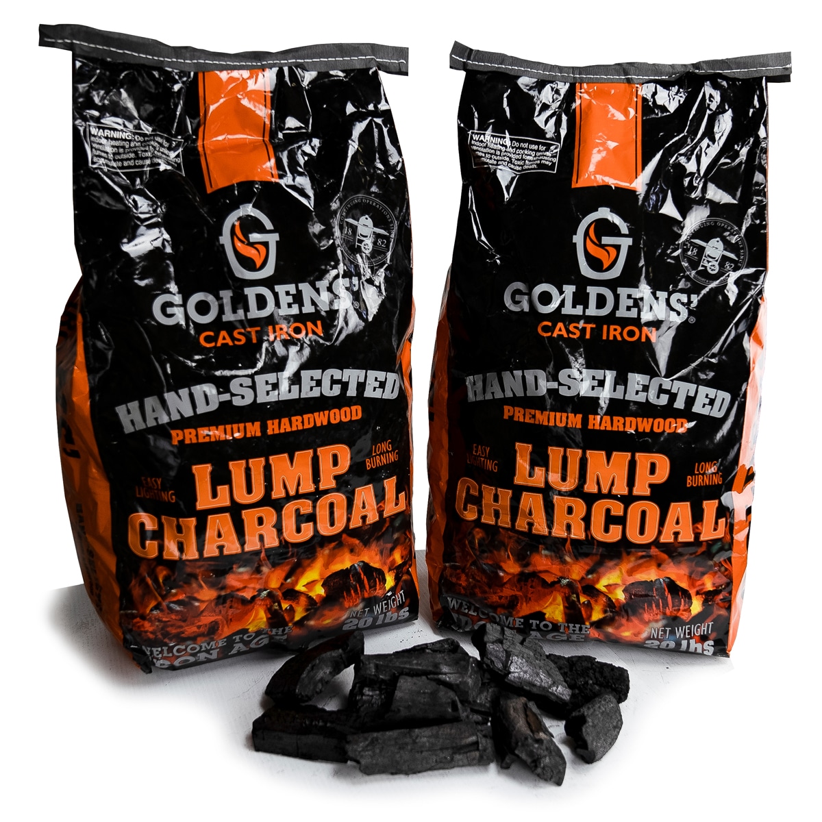 Goldens' Cast Iron Premium Lump Charcoal