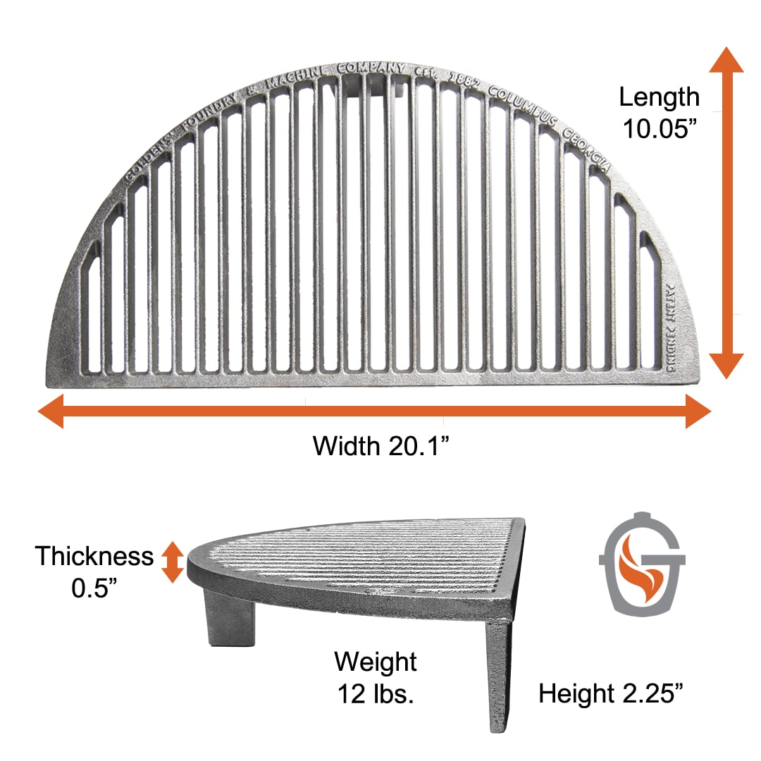Goldens' Cast Iron 20.5" Grates