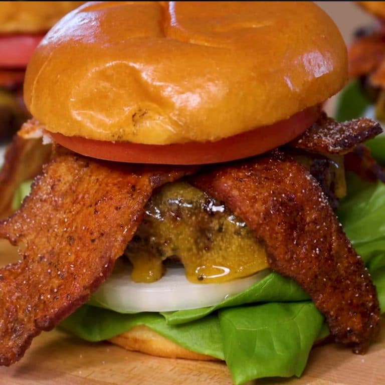 Garlic Butter Bacon Cheeseburger Goldens' Cast Iron Heath Riles BBQ