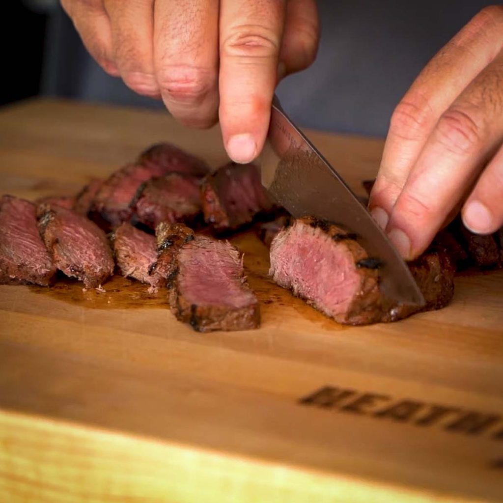 Wagyu Sirloin Goldens' Cast Iron Kamado Heath Riles