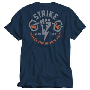 Goldens' Cast Iron Strike Tee Blue