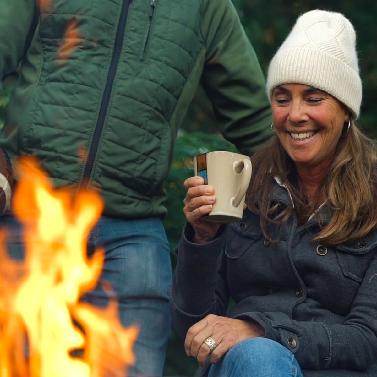 Spend quality time with family and friends around your Goldens' Cast Iron Fire Pit during fire pit season. Life is short. Make memories that will last generations.