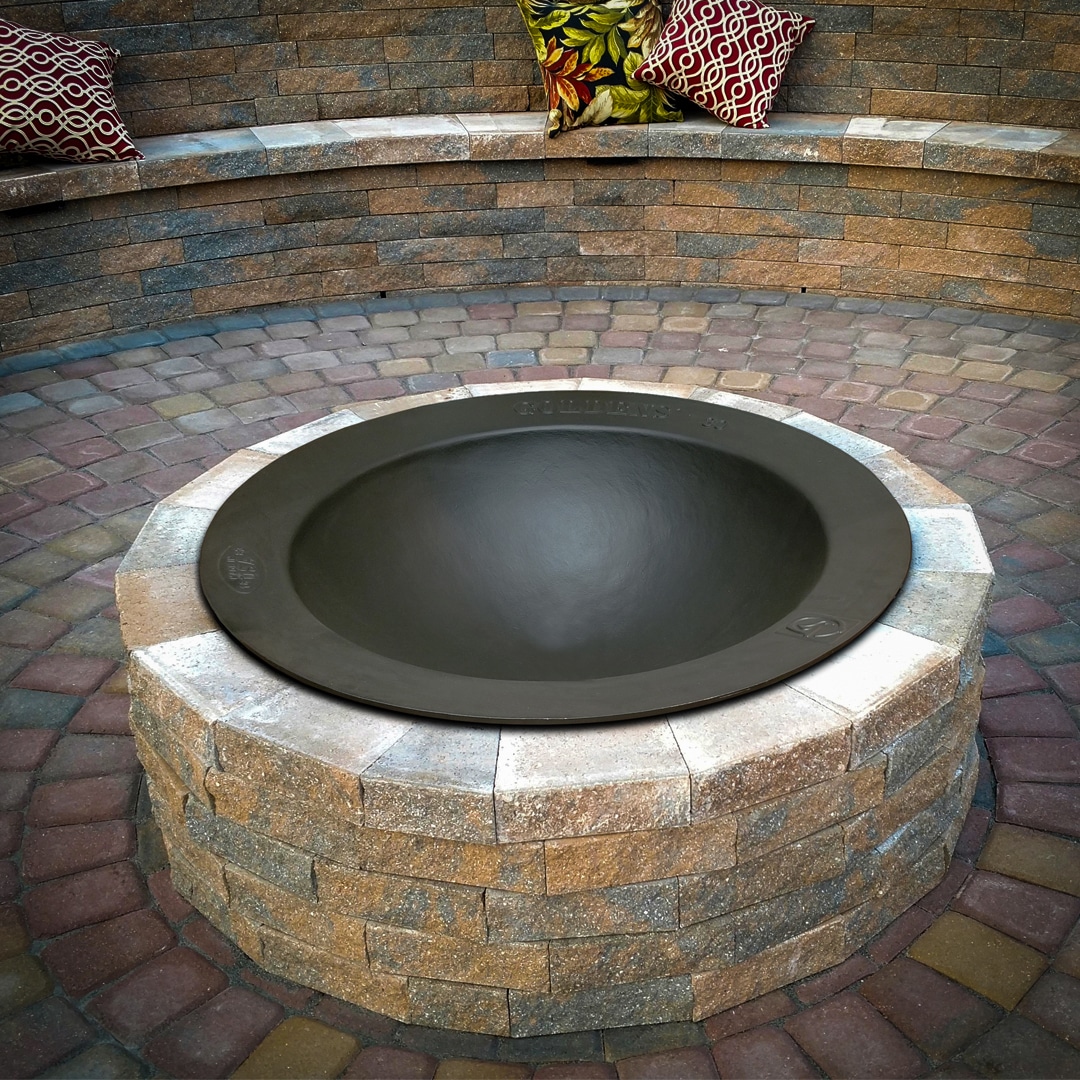 Fire Pits by Goldens' Cast Iron - Introducing a new item in our cast iron fire pit line. Inspired by the syrup kettles we made over 100 years ago, Goldens' Cast Iron FirePits will host generations of fireside chats around outdoor fireplaces. Our backyard f