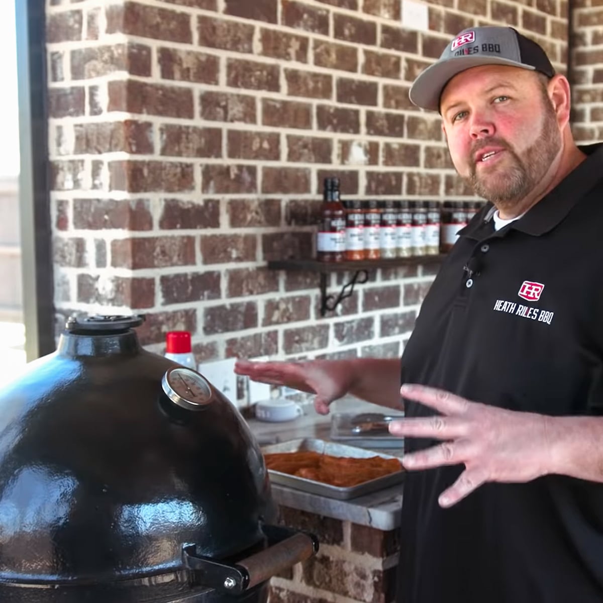 Spicy Cajun Chicken Sandwich Goldens' Cast Iron Heath Riles BBQ