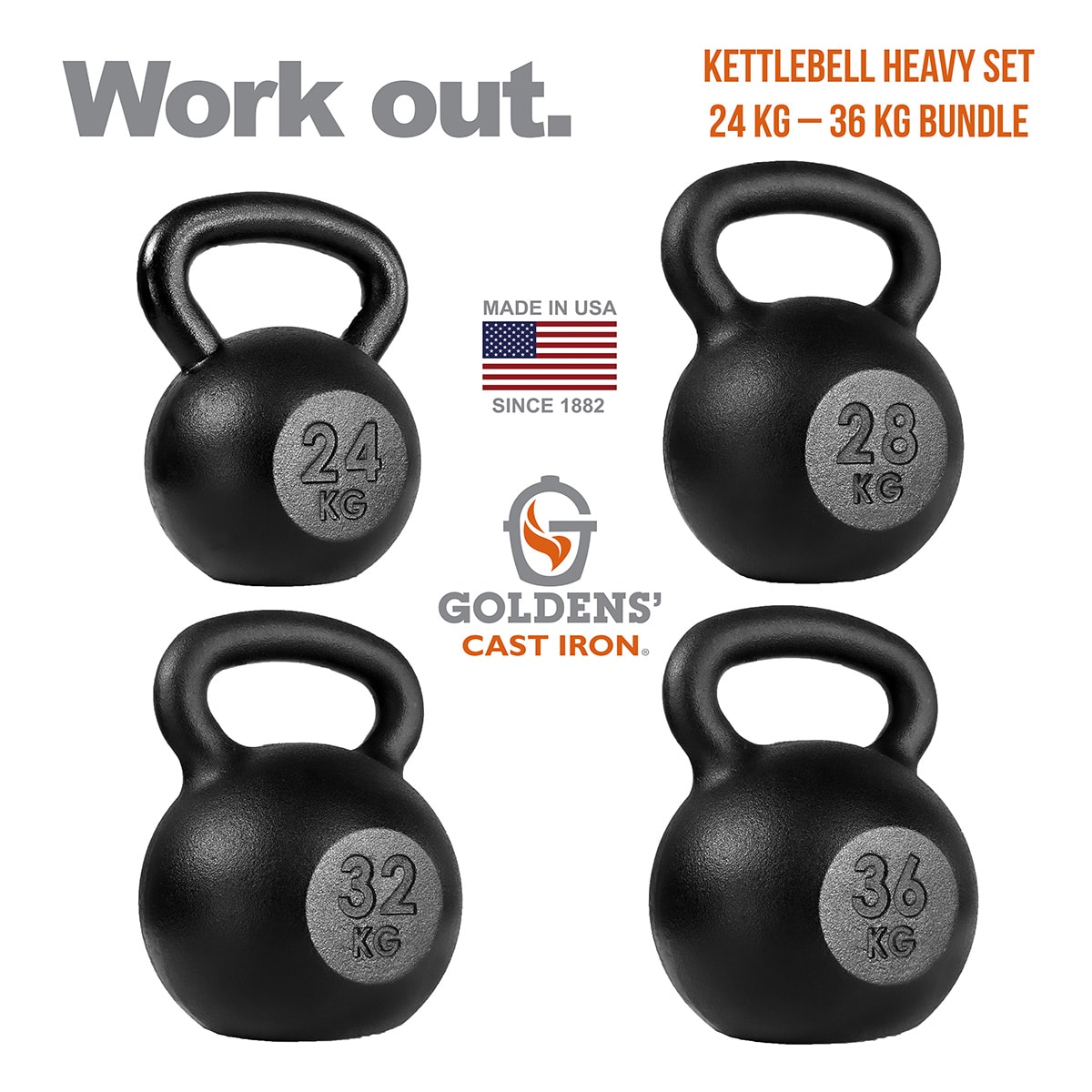 Classic Kettlebell 20kg - Black