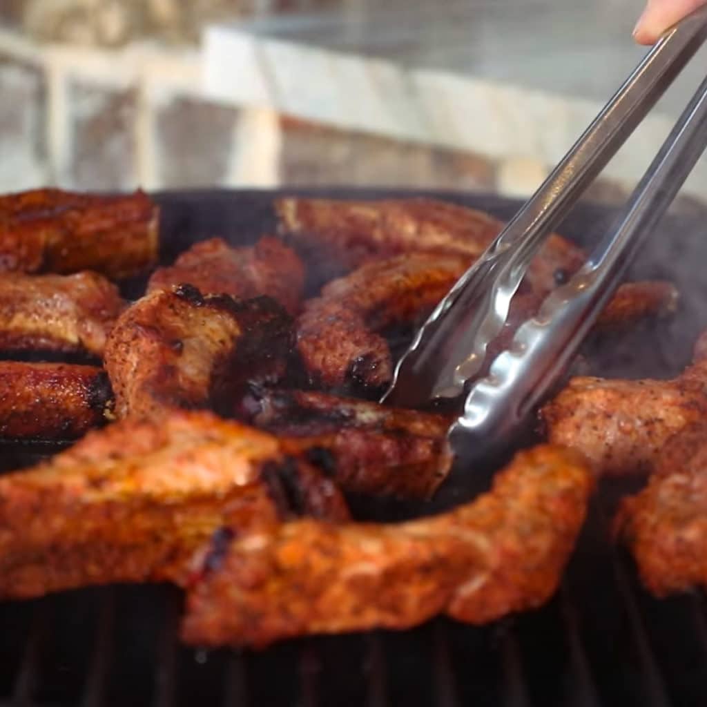 Hot Cherry Buffalo Ribs | Goldens' Cast Iron | Heath Riles BBQ