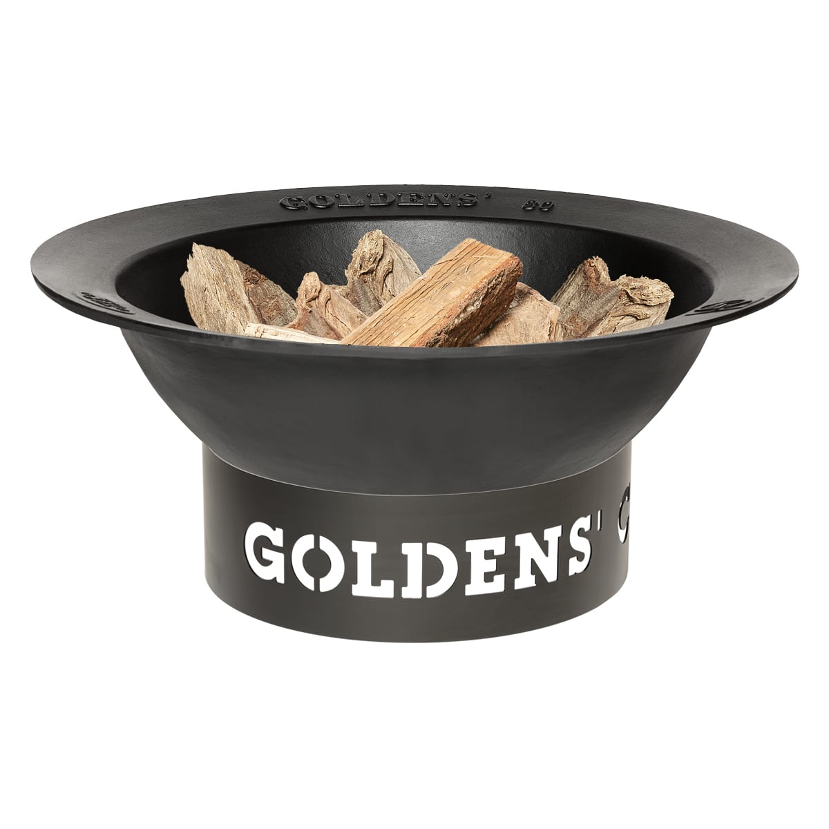 30 Gallon Wood Fire Pit w/Low Profile Laser Stand – Bundle