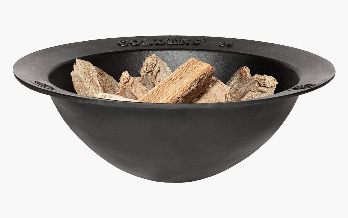 Goldens' Cast Iron 30 Gallon Syrup Kettle Fire Pit