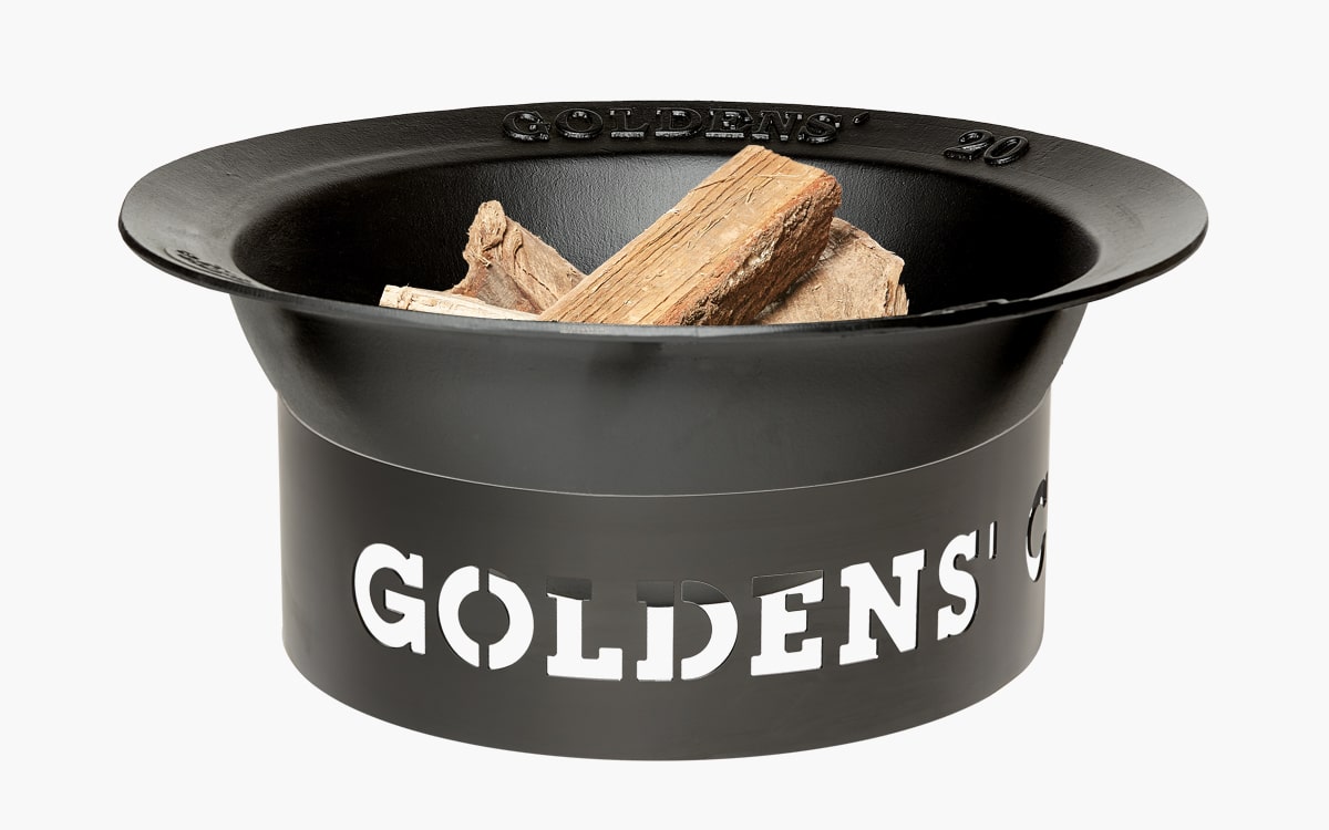 Goldens' Cast Iron 20 Gallon Fire Pit with Laser Stand