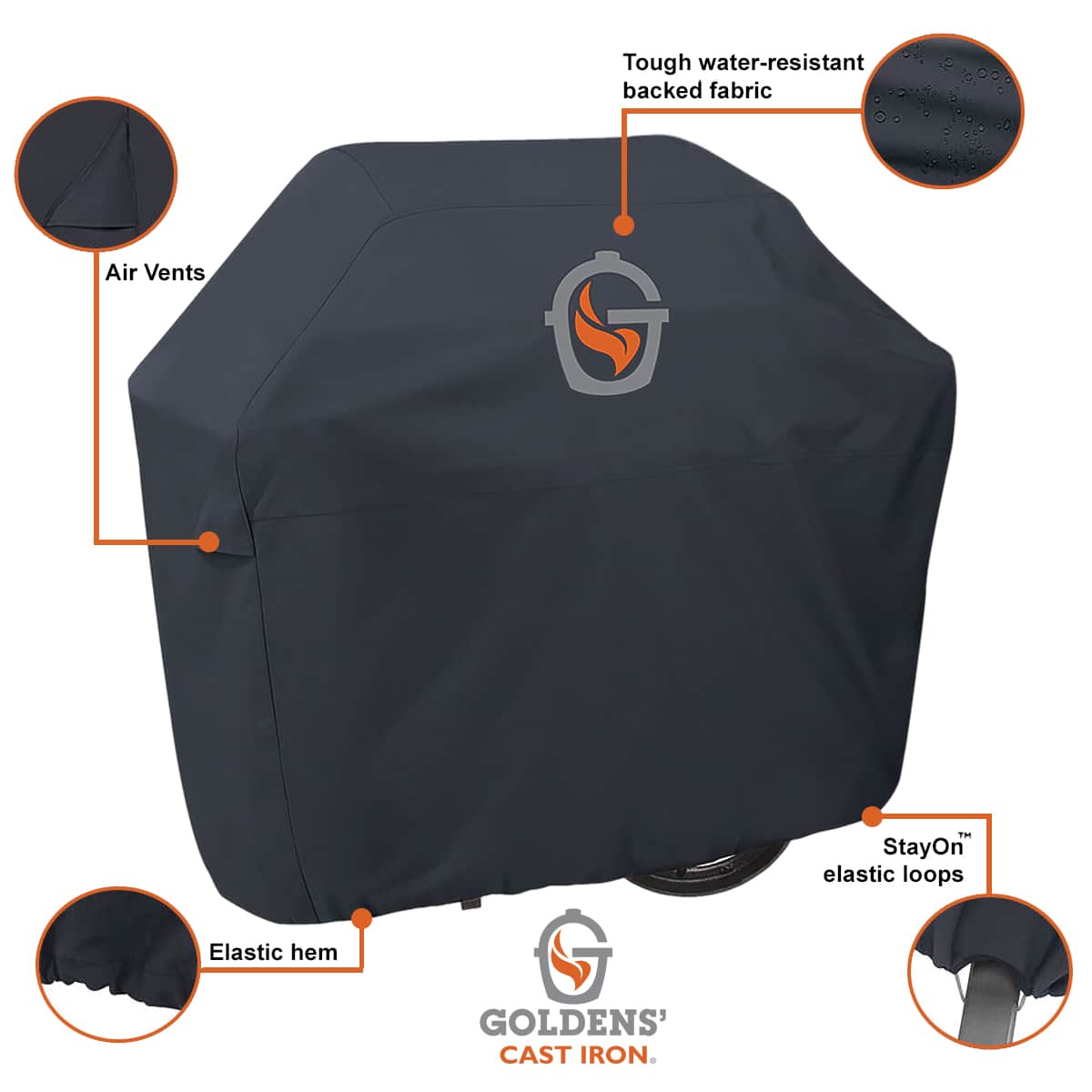 Goldens' Cast Iron Cooker Cover