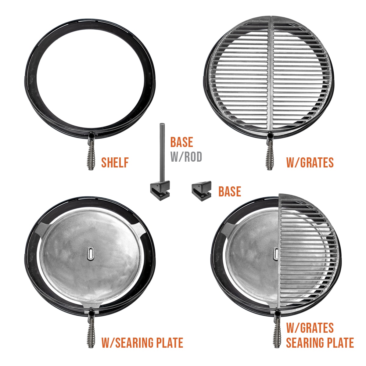 Fire Pit Cooking System Large 20.5" Searing Plate and Base