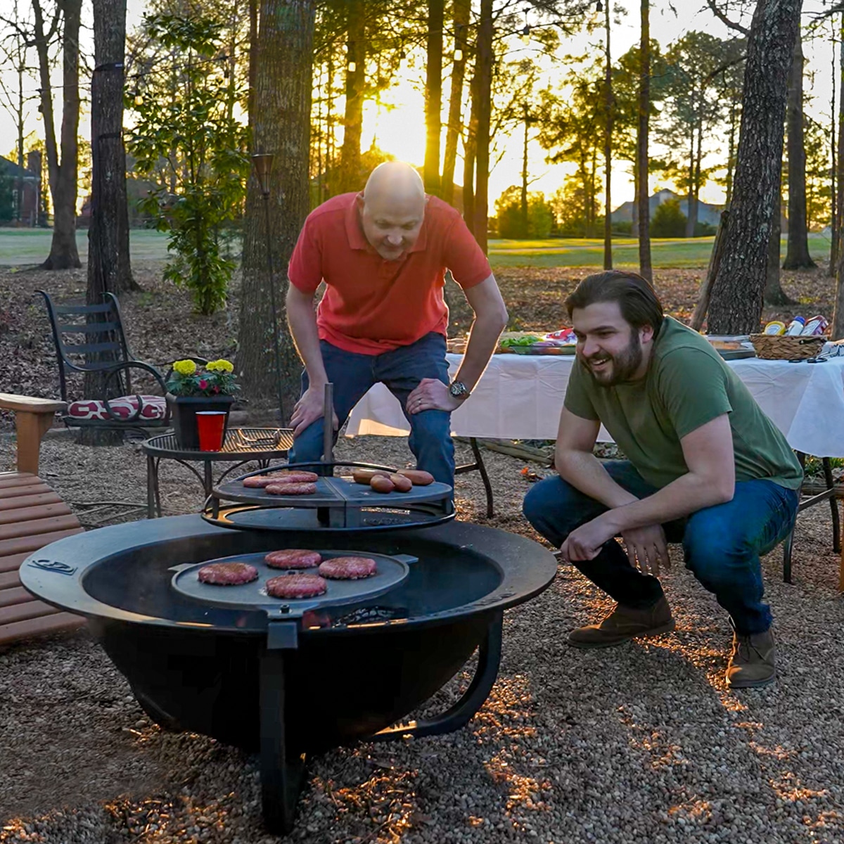 Fire Pit Cooking System Base