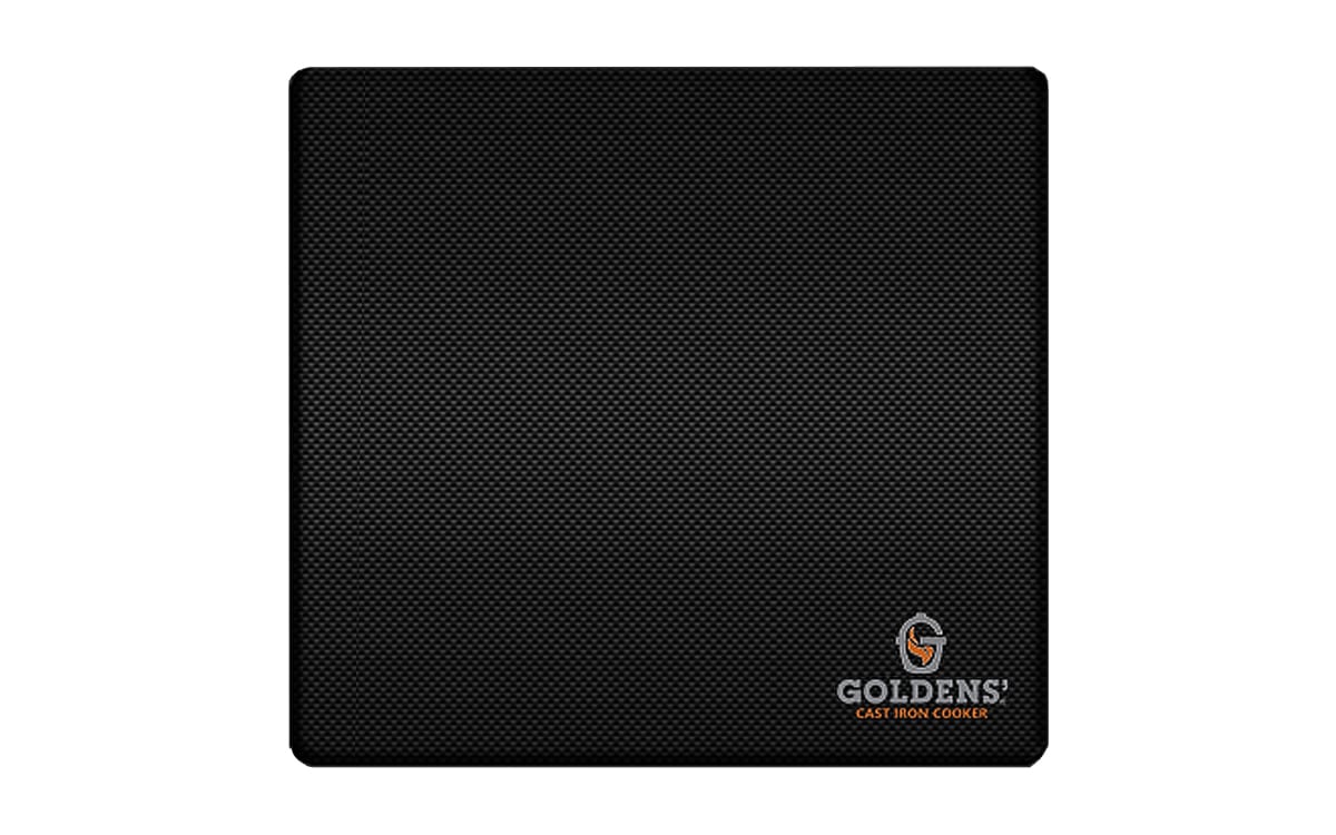 Goldens’ Cast Iron Cooker Grill Mat (30″ x 30″)